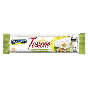 Torrone Montevérgine  Amendoim E Limao 45Gr - Embalagem 12X45 GR - Preço Unitário R$2,50