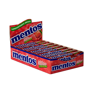 Drops Mentos Frutas Vermelhas Display Com 16 - Embalagem 16X1 UN - Preço Unitário R$2,51