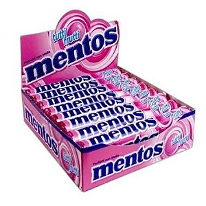 Drops Mentos Tutti Frutti Display Com 16 - Embalagem 16X1 UN - Preço Unitário R$2,51