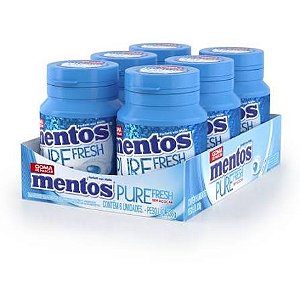 Goma De Mascar Mentos Garrafa Fresh Mint 56Gr - Embalagem 6X56 GR - Preço Unitário R$11,98