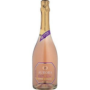 Espumante Zero Alcool  Aurora Rose 750Ml - Embalagem 1X750 ML