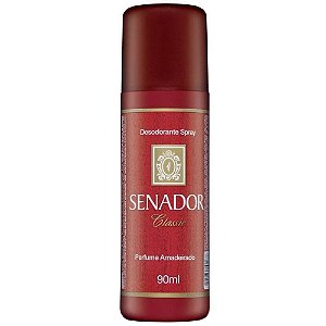 Desodorante Spray Senador Classic 90Ml - Embalagem 12X90 ML - Preço Unitário R$5,35