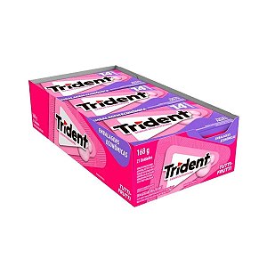 Goma De Mascar Trident Tutti Frutti 25,2Gr - Embalagem 12X1 UN - Preço Unitário R$6,64