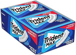 Goma De Mascar Trident Max Hortela 16,5G - Embalagem 14X1 UN - Preço Unitário R$3,68