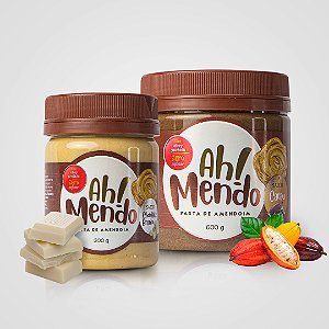 Combo Duplas - Pasta Amendoim Cacau 600g + Pasta Amendoim Chocolate Branco 300g
