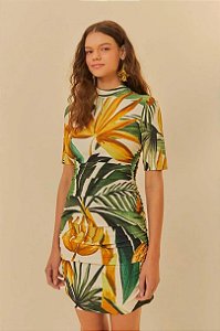 VESTIDO CURTO FRANZIDO FARM - ML25