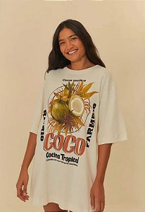VESTIDO SHIRT COCOCOCINA TROPICAL FARM -ML24