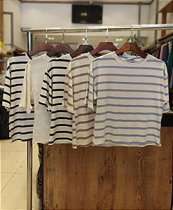 Blusa Renata listra horizontal - ML24