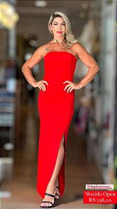 VESTIDO OPEN M VERMELHO PROIBI - ML24