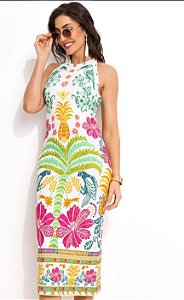 Vestido midi oasis de verão FARM - ML24