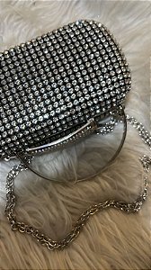 Clutch pedraria prata - ML24