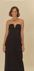 Vestido reto decote PRETO Farm - ML24