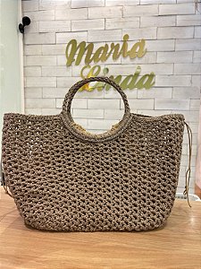 BOLSA EM CROCHÊ COM FORRO - ML26