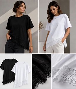Blusa com renda- ML26