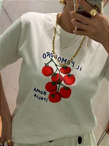 T-SHIRT ALGODÃO TOMATE- ML26