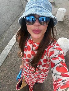 BLUSA TULE TOMATE- ML26