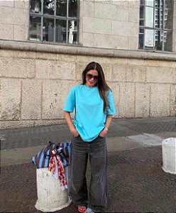 T-SHIRT AZUL TIFANY- ML26