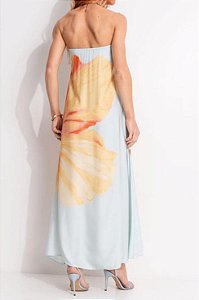 VESTIDO LONGO SEM ALÇAS VESTIDA DE FLOR -FARM ML25-
