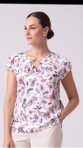 Blusa Crepe Floral