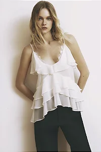 Blusa Celice Com Top Renda