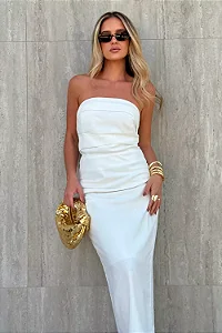 Vestido Midi Drapeado