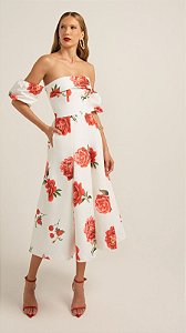 Vestido Midi Tomara que Caia