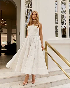 Vestido Voil bordado