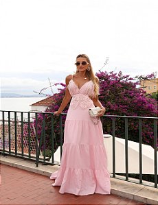 Vestido Borboleta 3D Mendy Rosa