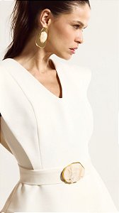 Vestido Midi ALF Peplum