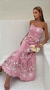 Vestido Guipir Bicolor