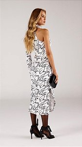 Vestido Estampa Escrita