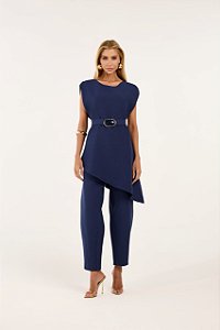 Conjunto Feminino Azul Marinho Elegante