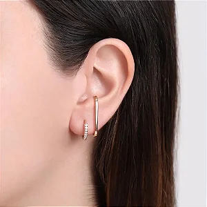 Brinco Argola com Hook Fake