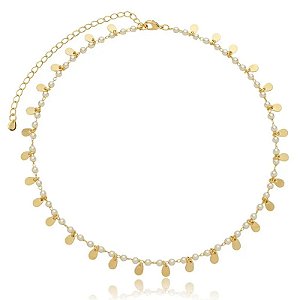 Colar Pérolas Gotas