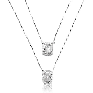 Escapulário Ródio Branco