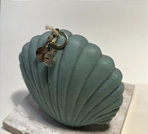 Argola Clarity Banho de Ouro Amarelo