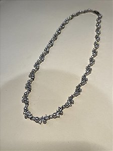 Colar Riviera Pérolas e Zircônia