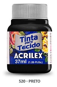 Tinta Para Tecido - Preto nº 520