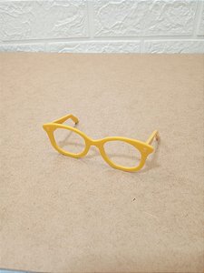 KIT C/3 UN ÓCULOS DE ACRÍLICO AMARELO