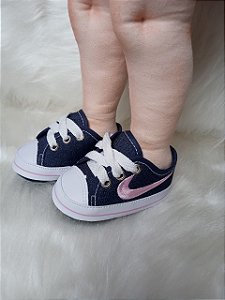 TÊNIS JEANS NIKE ROSA