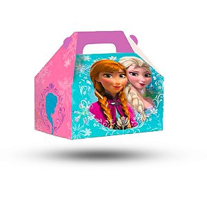 10 Caixas Maletinhas Lembrancisas Frozen festa 12x8x12