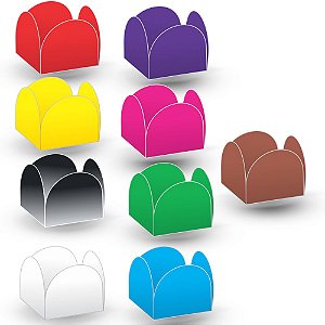 50 Forminhas para doces Decoração festa coloridas