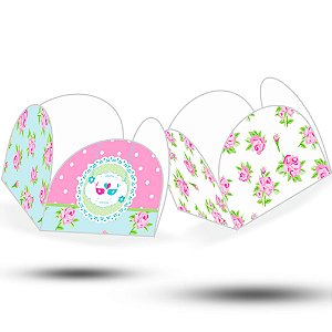 50 Forminhas para doces Decoração de festa Floral