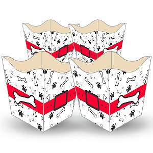 kit 10 Cachepo Papel cartonado Decoração Patrulha tets festa