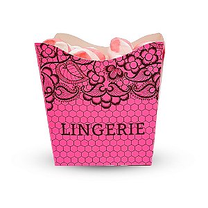 kit 10 Cachepo Papel cartonado Decoração Lingerie festa