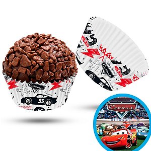 100 Forminhas N5 Decoração Carros Disney festa aniversário