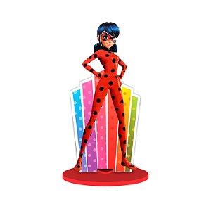 Decoração festa Ladybug Centro de mesa GIGANTE EVA 22cm