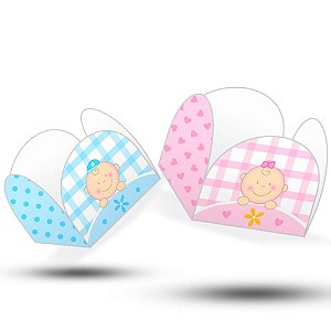 50 Forminhas para doces Decoração chá de bebe chá revelação