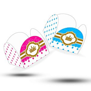 50 Forminhas para doces Decoração Principe Princesa festa