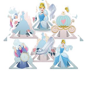 Topo de bolo Decoração Princesas Disney topper completo - Rivfestas itens  para Decoração de festas